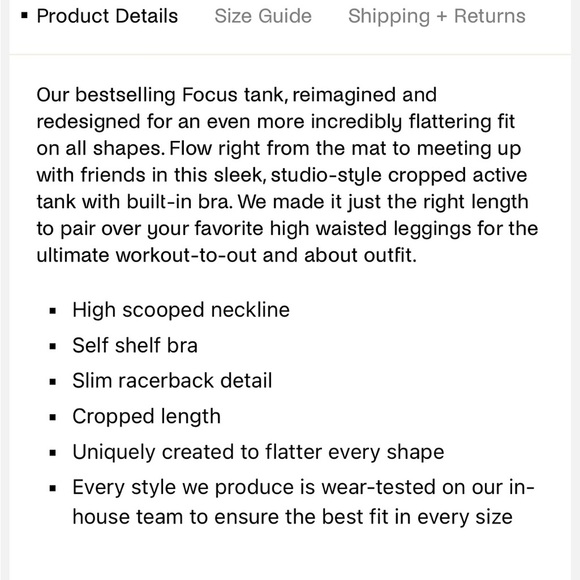 Beyond Yoga Spacedye Refocus Cropped Tank (size XS) - Picture 2 of 9